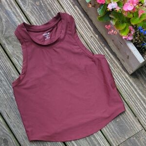 Old Navy Maroon Racerback Tee for Women